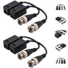 2 Pares Transformador Balun Passivo de Vídeo VB 301 P Intelbras BNC RJ45 para CFTV DVR AHD TVI
