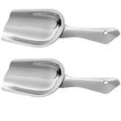 2 Pás de Gelo Inox 24cm Pegador a Granel Cereal Sementes ou Ração Attuale Plasvale 2 Pás de Gelo Inox 24cm Pegador a Granel Cereal Sementes ou Ração Attuale Plasvale