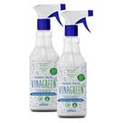 2 Passa Roupas Vinagreen 500ml Hipoalergênico Para Roupas Amarrotadas Com Rugas Amassadas Elimina Maus Odores De Tecidos Todos Os Tipos Não Mancha