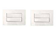 2 Pc Interruptor Duplo Simples P Móveis Margirius Branco 10a