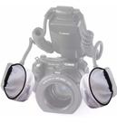 2 Pc P/difusor Flash Twin Nikon Canon Yongnuo R1 C1 C2 2 Pçs