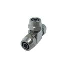 2 pç União Tee 10mm Roscado Com Porca Suspensão a Ar Conexão 2 pç União Tee 10mm Roscado Com Porca Suspensão a Ar Conexão