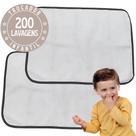2 pcs Trocadores Portáteis 80x60 Bebê Absorvente Acolchoado Multiuso - Branco com Borda Preta 2 pcs Trocadores Portáteis 80x60 Bebê Absorvente Acolchoado Multiuso - Branco com Borda Preta