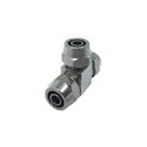 2 pçs União Tee 8mm Roscado Com Porca Suspensão a Ar Conexão 2 pçs União Tee 8mm Roscado Com Porca Suspensão a Ar Conexão