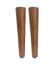 2 Pe Palito 35cm Marrom Claro Sem Parafuso Central 2 Pe Palito 35cm Marrom Claro Sem Parafuso Central