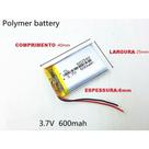 2 Peças 602540 Para Sena 5 Smh5 3,7v Com 2 Fios 600mah -