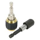 2 peças Adaptador Mandril Engate Rapido Haste Hexagonal 60mm