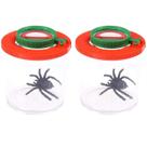 2 peças Bug Viewer Critter Insect Cage Magnifying Insect Box