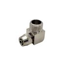 2 peças Conector Cotovelo Tubo 10mm Rosca 1/2 Suspensão a Ar