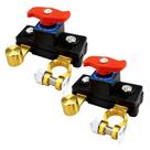 2 peças de chave de desconexão da bateria do carro 12V-24V em cobre