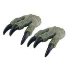 2 peças de luvas de garra de dinossauro, modelo de cosplay,