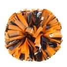 2 peças de pompons Lovecheer Cheerleader laranja e preto Cheer Pompons Team Spirit Basquete Hóquei Beisebol Eventos Esportivos Festa de Halloween Torcida