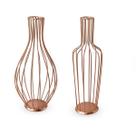 2 Peças Decorativas Porta Rolha de Vinho Aramado Ferro 2 Peças Decorativas Porta Rolha de Vinho Aramado Ferro