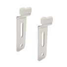 2 Peças - Guia De Metal Superior Para Guarda Roupas / Armário