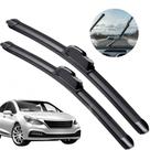 2 Peças Palhetas Limpador de Parabrisa Borracha Resistente Modelo Universal Premium para Automóveis