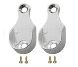 2 Peças - Suporte Lateral Para Guarda Roupa Tubo Cabideiro