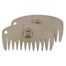 2 Pentes para Barba Bigode Material Resistente MDF Model 06