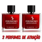 2 Perfumes Feromônio Sidarta AUTÊNTICO Transforme sua presença em pura atração.