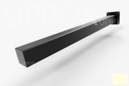 2 Pés De Ferro Cannes Quadrado Mesa 75cm Aço Apenas 2 Peças