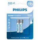 2 Pilhas Alcalinas Aaa Philips