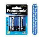 2 Pilhas D Grande Comum Panasonic Original Rádio Lanterna