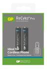 2 Pilhas Recarregáveis GP Batteries AAA Pro 650mAh 1,2v