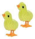 2 Pintinho Amarelinho Brinquedo Pelúcia A Corda Infantil