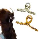 2 Piranha De Cabelo Presilha Grande Costura Prendedor Penteados Elegantes