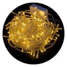 2 Pisca Pisca Com 50 LEDs Warm 8 Funçôes Fio Transparente 5m