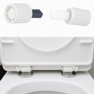 2 Pistões Hidráulicos Para Tampa Vaso Sanitário Soft Close Redutor De Impacto Ruído Antibate
