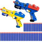 2 Pistolas Nerf Lança Dardos de Espuma Infantil de Brinquedo