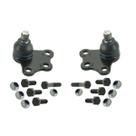 2 Pivô Suspensão Dianteiro Nakata Chevrolet Meriva Todos Os Modelos Direção Hidraulica 2003 A 2012