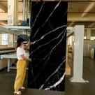 2 Placa Adesiva em Rolo 3d Marmore Parede Lavavel 260X120cm