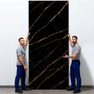 2 Placa Adesiva em Rolo 3d Marmore Parede Lavavel 260x120cm