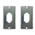 2 Placa Condulete Alumínio 3/4 1 Tomada Padrão Pb Sieg