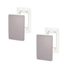 2 Placa/Espelho Axis Grey 4x2 S730100224 Orion Schneider