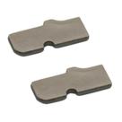 2 Placas de Fixação de Aço 2609110922 P/ Furadeira Bosch 1227.1 e 1228.1 Original