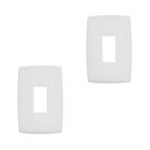2 Placas Espelhos 4x2 1 mód. Branco Legrand Pial Plus 618501 2 Placas Espelhos 4x2 1 mód. Branco Legrand Pial Plus 618501