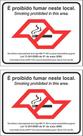 2 Placas Proibido Fumar Lei No 13541 Não Fume 20x25cm Ps 1mm