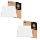 2 Plafons Led Embutir Quadrado Bivolt 36w 6500k Ledvance