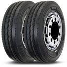 2 Pneu Aro 22.5 275/80R22.5 Xbri Mix Works P1 149/146K 16PR