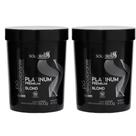 2 Po Descolorante Platinum Blond Souple liss - 500g Prata