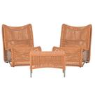 2 Poltronas e Mesa Texas em Alumínio Pintura Fendi Corda Náutica Trama Original