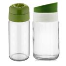 2 Porta Tempero Sal e Pimenta Palito Vidro Com Tampa 370ml