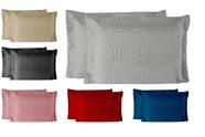 2 porta travesseiro com abas fronha para completar a decoração ultrassonico luxo