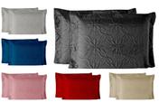 2 porta travesseiro com abas fronha para completar a decoração ultrassonico luxo