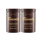 2 Pote Biscoito Bolacha Cookie Com Tampa De Rosca 1,5 Litros