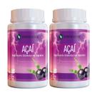 2 Potes Açaí Puro 500mg Kit 120 Cápsulas