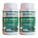 2 Potes Algas Marinhas Pura Kit 120 Cápsulas