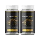 2 Potes Alphaviril Original 60 Cápsulas